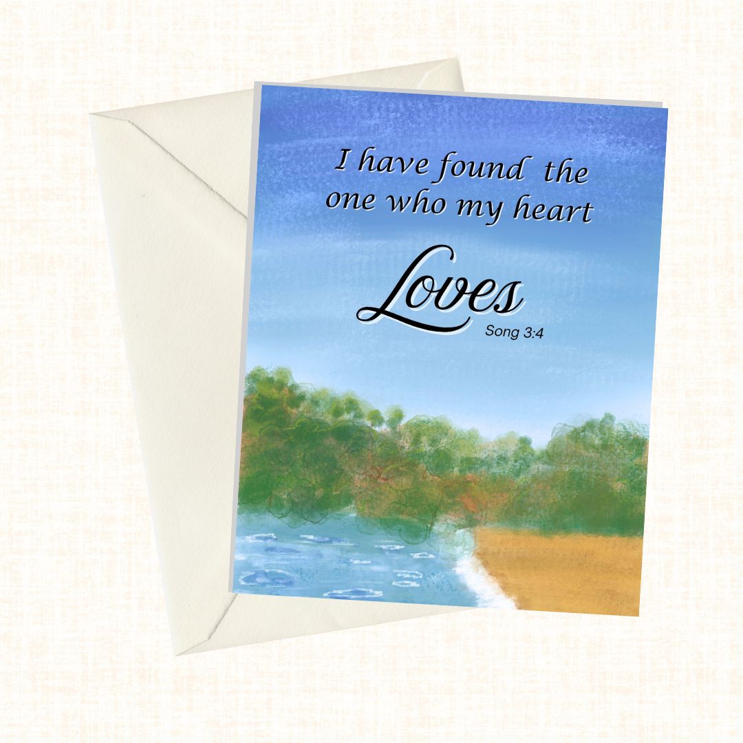 Love Greeting Card- I found who my heart loves