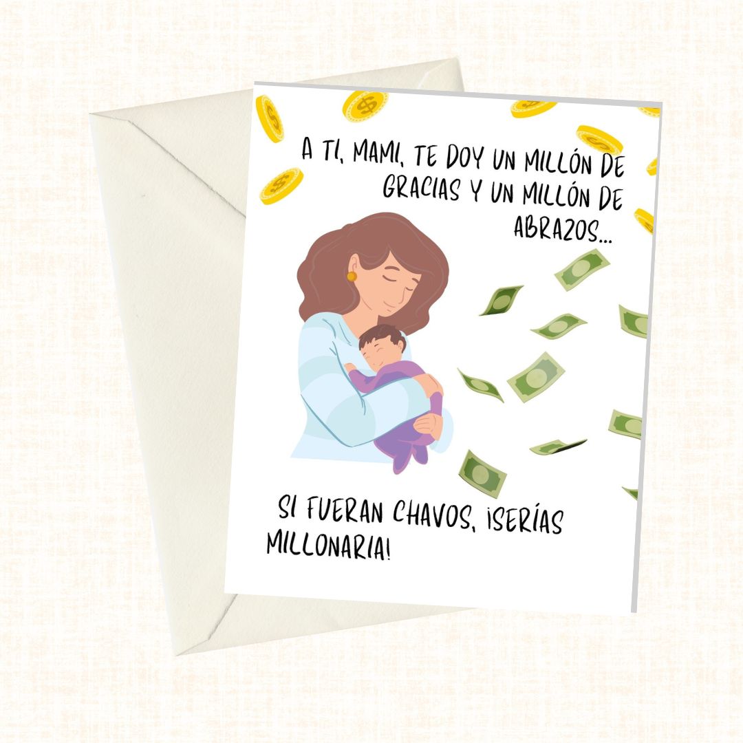 Tarjeta del Dia de Madres- Mama Millonaria